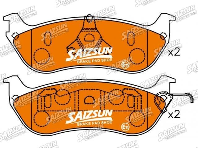 тормозная кладка Brake Pad Set:F6AZ-2200AA