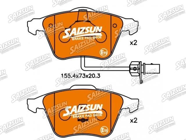 тормозная кладка Brake Pad Set:1K0 698 151 B