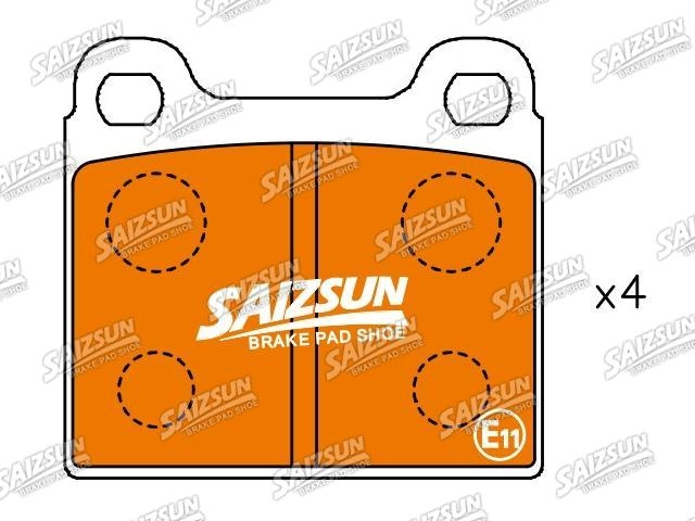 тормозная кладка Brake Pad Set:171 698 151 B