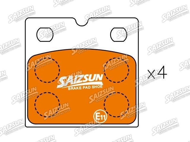 Brake Pad Set:34 11 1 157 510