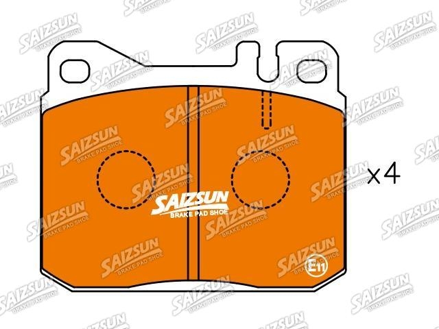 тормозная кладка Brake Pad Set:001 420 24 20