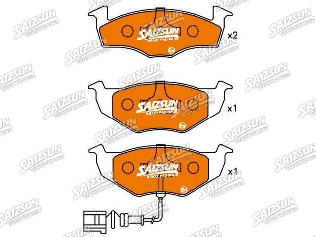 тормозная кладка Brake Pad Set:6Q0 698 151 B