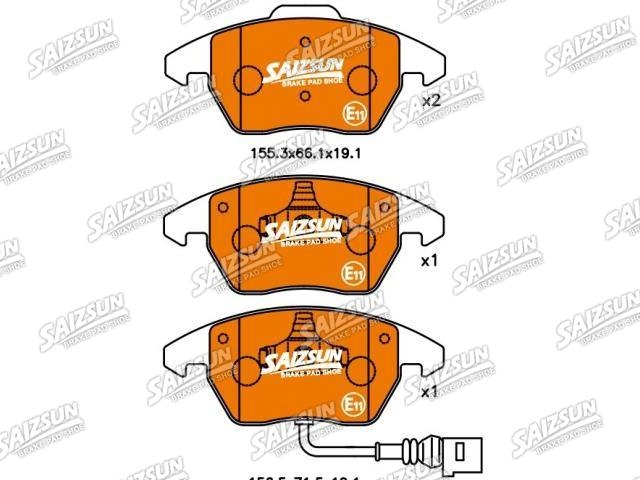 тормозная кладка Brake Pad Set:4253.23