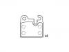 Bremsbelagsatz, Scheibenbremse Brake Pad Set:34 21 1 150 556