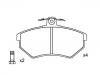 Bremsbelagsatz, Scheibenbremse Brake Pad Set:357 698 151 A