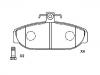 Bremsbelagsatz, Scheibenbremse Brake Pad Set:270 195