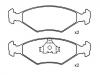 Plaquettes de frein Brake Pad Set:5882984