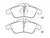 Plaquettes de frein Brake Pad Set:2D0 698 151