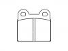 тормозная кладка Brake Pad Set:89 61 856