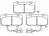 刹车片 Brake Pad Set:0060 750 760