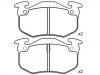 Plaquettes de frein Brake Pad Set:4250.42