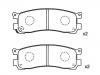 刹车片 Brake Pad Set:HF39-26-48ZA