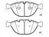 Bremsbelagsatz, Scheibenbremse Brake Pad Set:34 11 2 180 420