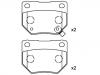 刹车片 Brake Pad Set:44060-04U86