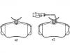 Bremsbelagsatz, Scheibenbremse Brake Pad Set:5892313