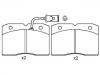 Plaquettes de frein Brake Pad Set:190 6039