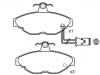 Bremsbelagsatz, Scheibenbremse Brake Pad Set:BHM7237