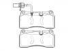 Bremsbelagsatz, Scheibenbremse Brake Pad Set:420 698 451 B