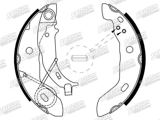 Brake Shoe Set Brake Shoe Set:168 420 03 20