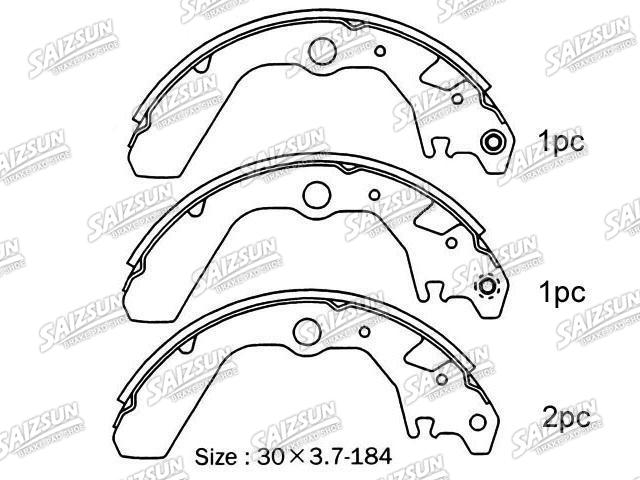 Brake Shoe Set Brake Shoe Set:26694-TC000