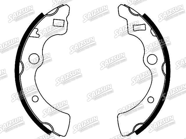 Brake Shoe Set Brake Shoe Set:43153-SJ6-003