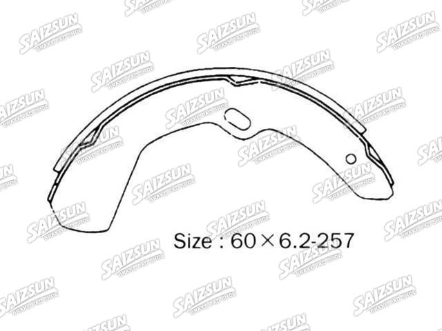 Brake Shoe Set Brake Shoe Set:NR2024