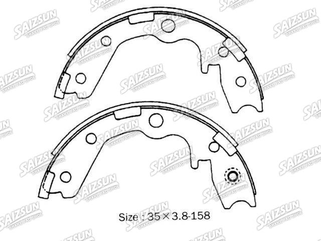 Brake Shoe Set Brake Shoe Set:44060-41L25