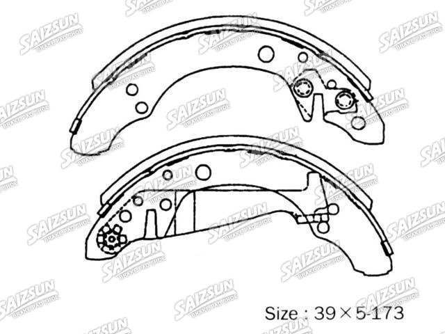 Brake Shoe Set Brake Shoe Set:NR2045