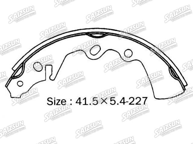 Brake Shoe Set Brake Shoe Set:3514-26-38Z
