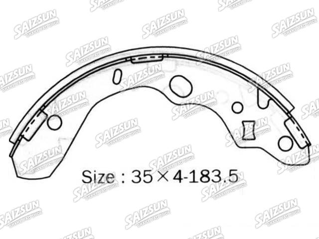 Brake Shoe Set Brake Shoe Set:NN3574
