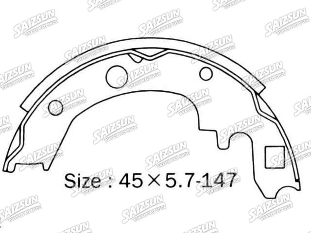 Brake Shoe Set Brake Shoe Set:NN3581