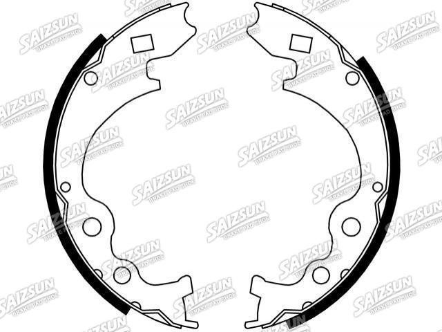 Brake Shoe Set Brake Shoe Set:SB40-26-330