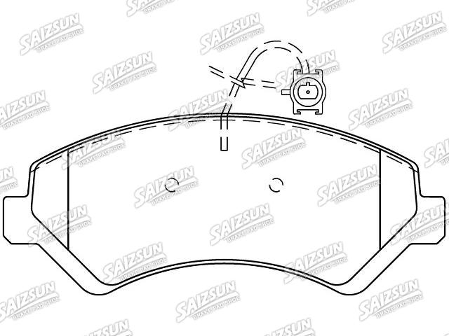 тормозная кладка Brake Pad Set:68289462AA