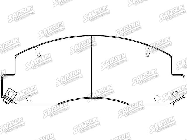 тормозная кладка Brake Pad Set:04465-YZZE6