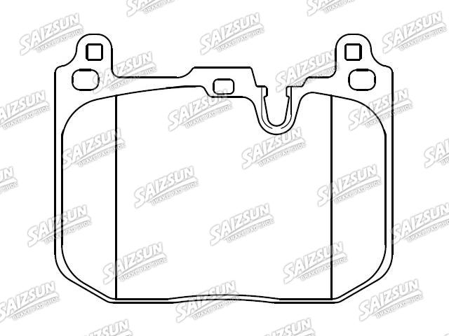тормозная кладка Brake Pad Set:34 10 6 860 020