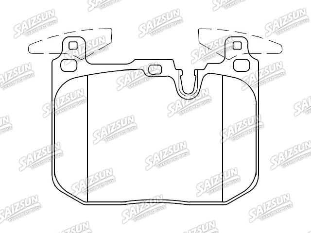 тормозная кладка Brake Pad Set:34 11 6 878 876