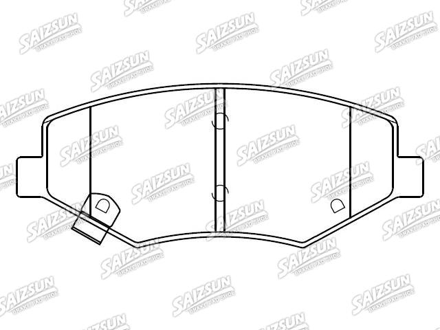тормозная кладка Brake Pad Set:S63501110A