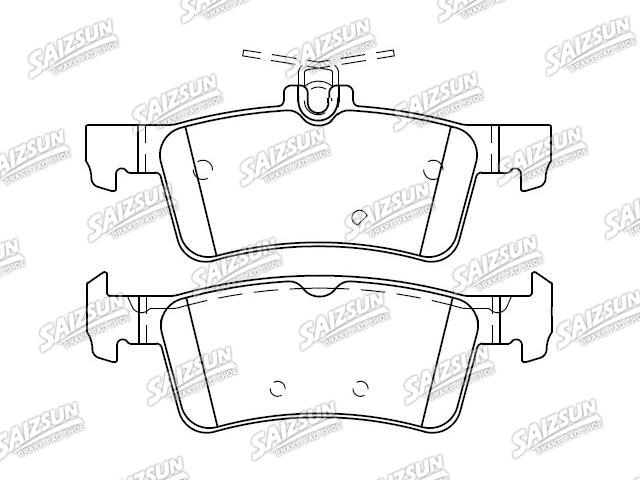 тормозная кладка Brake Pad Set:1612910380