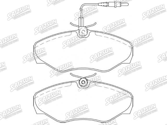 тормозная кладка Brake Pad Set:60 25 370 851
