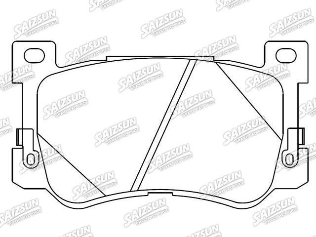 тормозная кладка Brake Pad Set:58101-D2A12