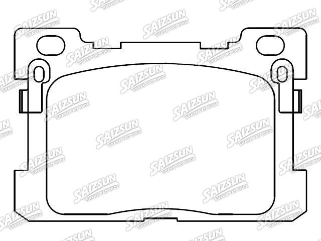 тормозная кладка Brake Pad Set:58302-D2A02