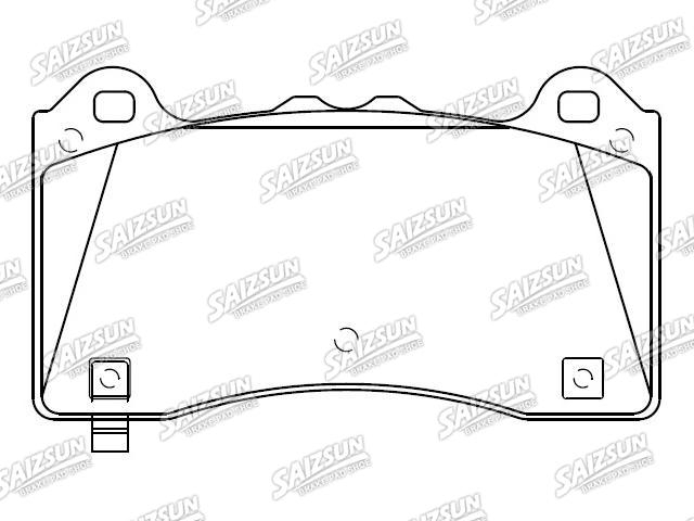 тормозная кладка Brake Pad Set:G1FZ-2001-A