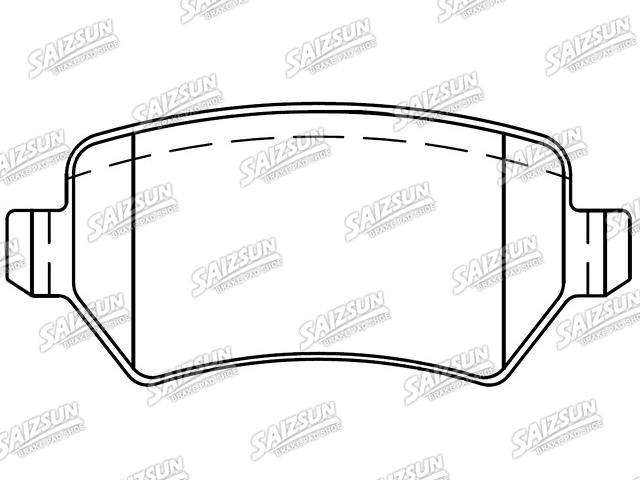 тормозная кладка Brake Pad Set:1605128