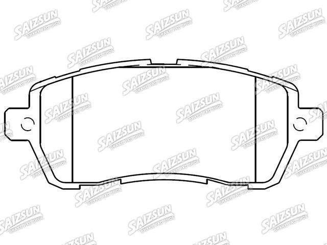 тормозная кладка Brake Pad Set:1848518