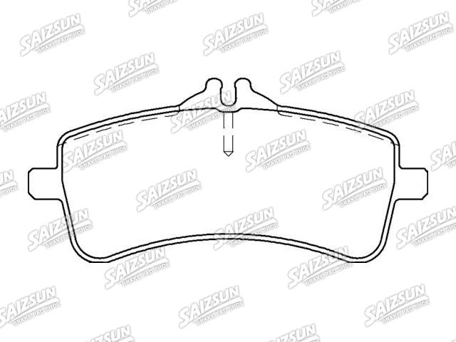 тормозная кладка Brake Pad Set:000 420 38 00