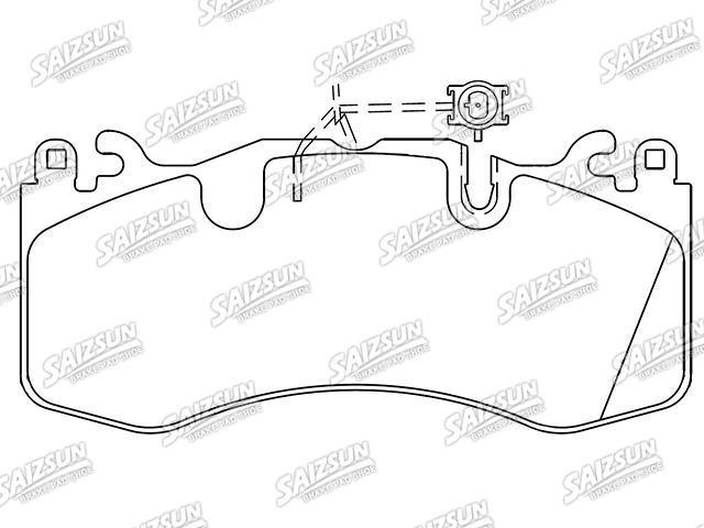 тормозная кладка Brake Pad Set:980156012