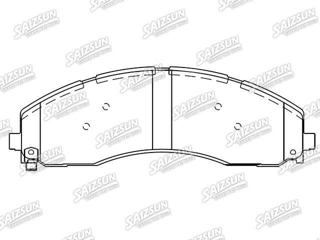 тормозная кладка Brake Pad Set:HC3Z-2001-B