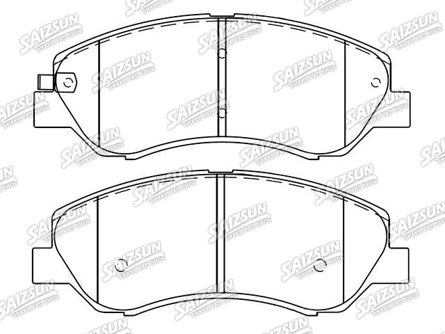 тормозная кладка Brake Pad Set:C00027011