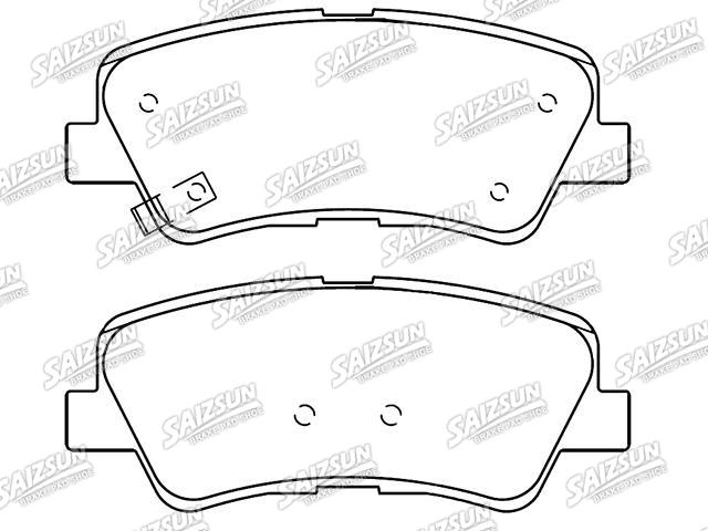 тормозная кладка Brake Pad Set:C00027004