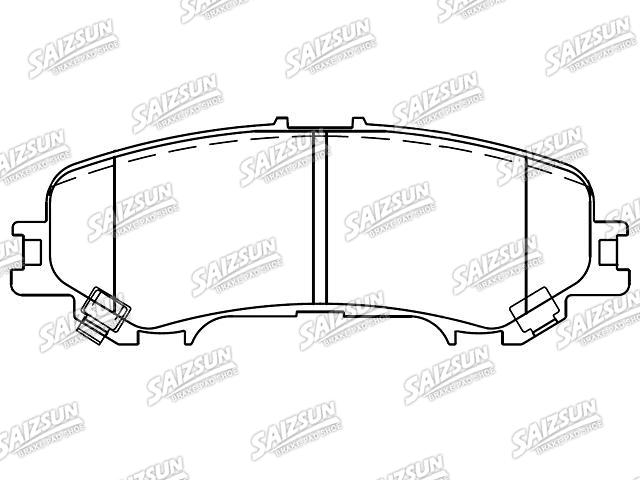 тормозная кладка Brake Pad Set:D4060-EZ60A